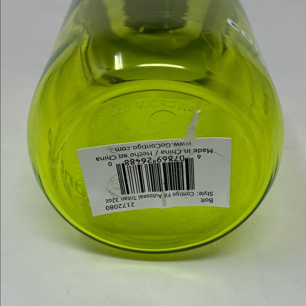 Contigo Fit Tritan AUTOSEAL Water Bottle 32 oz - Neon Yellow (Bolt) - Picture 4 of 4